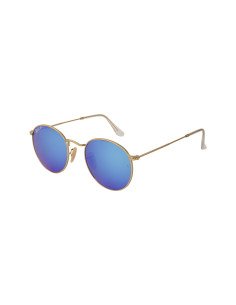 Ray Ban Rb3447 P 112/4l Round Metal Polarizado Azul Espejo