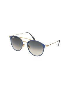 Ray Ban Rb3546 9073a5 Round Metal Highstreet Azul Degradado