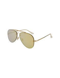 Ray Ban Rb3584n 9084/7j Aviator Blaze Amarillo Espejo Dorado