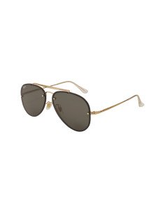 Ray Ban Rb3584n 905071 Aviator Blaze Negro G-15 Dorado Original