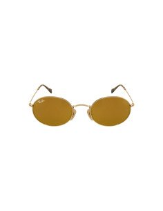 Ray Ban Rb3547n 001/93 Oval Flat Lenses Dorado Espejo