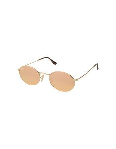 Ray Ban Rb3547n 001/z2 Oval Flat Lenses Rosa Espejo Icon