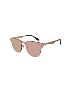 Ray Ban Rb3576n 043/e4 Clubmaster Blaze Rosa Espejo Dorado