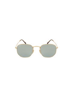 Ray Ban Rb3548n 001/30 Hexagonal Flat Lenses Plata Espejo