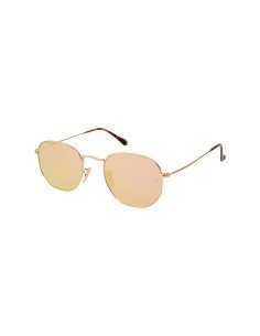 Ray Ban Rb3548n 001/z2 Hexagonal Rosa Espejo Dorado Original