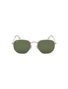 Ray Ban Rb3548n 9198/4E Hexagonal Flat Plata Verde