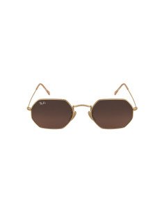 Ray Ban Rb3556n 912443 Octagonal Flat Cafe Degradado Dorado