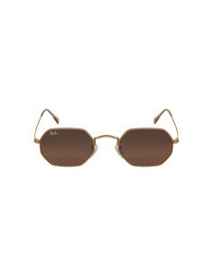 Ray Ban Rb3556n 9069A5 Octagonal Flat Cafe Degradado Bronce