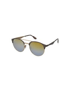 Ray Ban Rb3545 9007a7 Round Double Bridge Dorada Espejo Gris