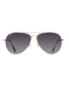 Maui Jim MJ-264 17 Mavericks Aviator Titanium Polarized Gray