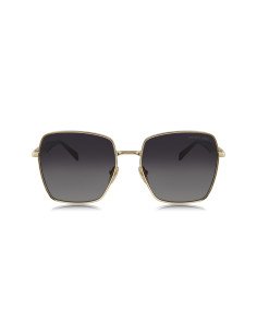 Prada SPR 64ZS ZVN-5W1 Square Shape Gold Gray Shaded