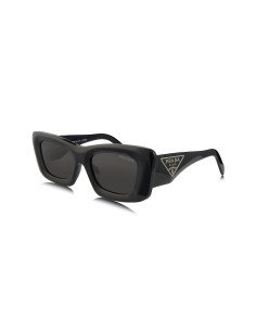 Prada SPR 13ZS 1AB-5S0 Square Fashion Black Silver