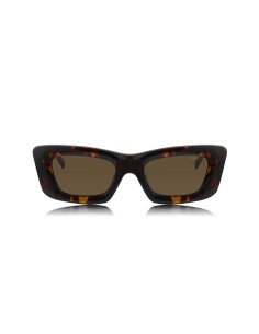 Prada SPR 13ZS 2AU-06B Square Fashion Tortoise Gold