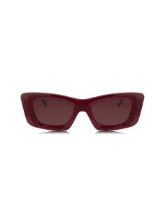 Prada SPR 13ZS 15D-08S Square Fashion Red Marble