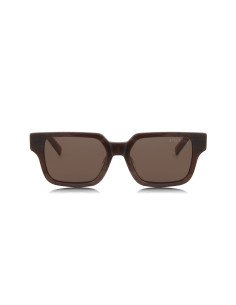 Prada SPR 03ZS 14F-08T Square Shape Cognac Stone