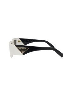 Prada SPR 09ZS 142-5S0 Square Shape Black White
