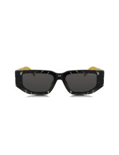 Prada SPR 09ZS 19D-5S0 Square Shape Black Yellow