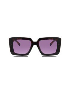 Prada SPR 23YS 2AU-05Q Square Shape Brown Havana Violet