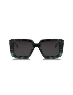Prada SPR 23YS 06Z-5S0 Square Shape Teal Tortoise Dark