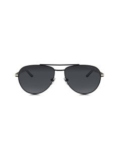 Prada SPR A54 1BO-5Z1 Aviator Gray Black Polarized