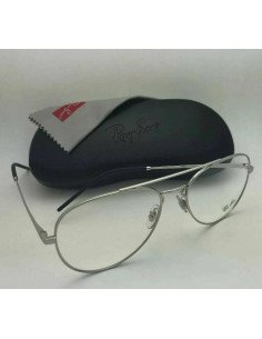 Ray Ban Oftalmico RB6413 2501 New Aviator Plateado Gota