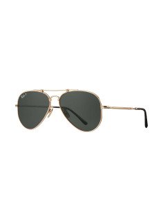 Ray Ban Rb8125m 9143 Aviator Titanium White Gold G-15 Icon