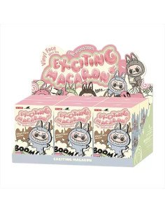 Pop Mart Labubu The Monsters Exciting Macaron Display 6 piezas