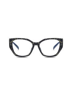 Prada SPR 18WV 19D-1O1 Oftalmico Square Shape Yellow marble