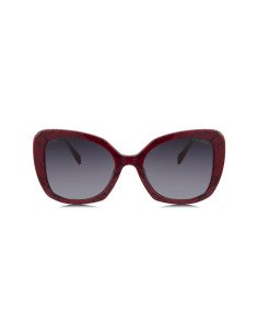 Prada SPR 03Y 15D-09S Square Shape Red Marble Gradient