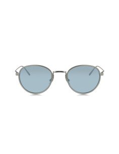 Prada SPR 53WS 05Q-051 Round Titanium Satin Blue