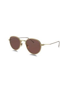 Prada SPR 53WS 06Q-061 Round Titanium Pale Gold