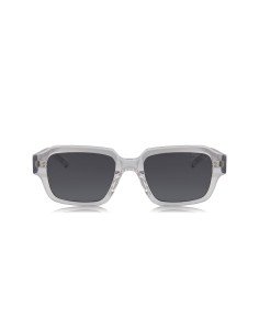 Prada SPR 02ZS U43-0A9 Square Shape Transparent Grey Blue