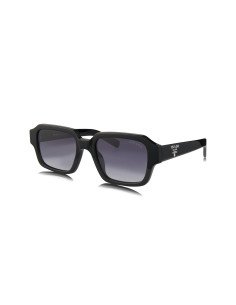 Prada SPR 02ZS 1AB-06T Square Shape Black Dark Grey