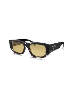 Prada SPR A01S 15O-10C Square Shape Havana Black Yellow