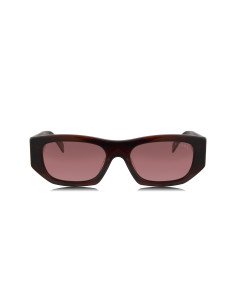 Prada SPR A01S 13O-80B Square Shape Red Havana