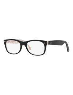 Ray Ban Oftalmico Rb5184 2479 New Wayfarer Negro Brillante Rojo
