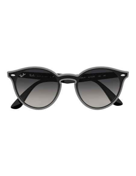 Ray Ban Rb4380n 64158g Round Blaze Gris Degradado Negro Icon