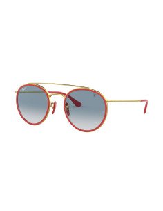 Ray Ban RB3647M F0293F Round Duble Bridge Scuderia Ferrari Azul degradado