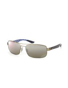 Ray Ban RB8316 029/N8 Caravan Fibra de Carbono Polarizado Plata Azul
