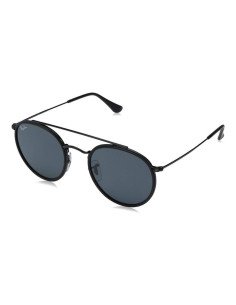 Ray Ban Rb3647n 002/r5 Round Double Bridge Original Negro