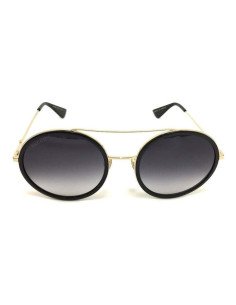 Gucci Gg0061s 001 Round Double Bridge Negro Nuevo Original