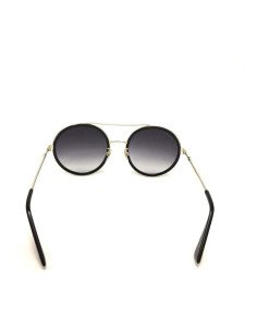 Gucci Gg0061s 001 Round Double Bridge Negro Nuevo Original