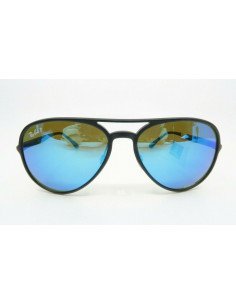 Ray Ban Rb4320-CH 601-S/A1 Aviator Chromance Azul Espejo Negro